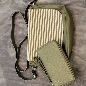 Studio Thirty-one crossbody bag with matching All About the Banjamins wallet